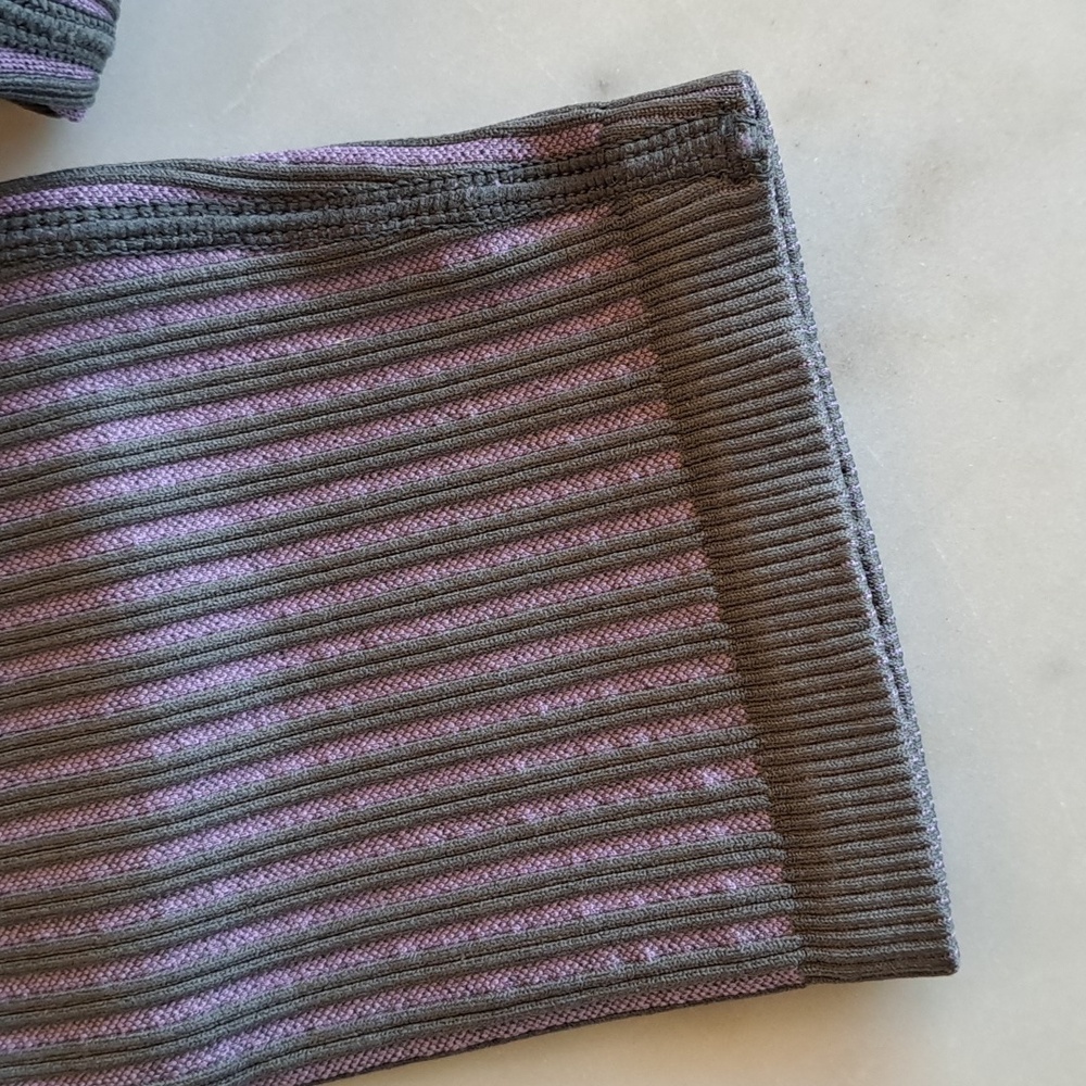 Striped Fabletics Rib Knit Leggings - Picture 3 of 4